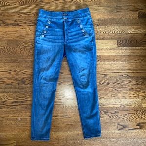 Express High Rise Denim “Ankle Legging”